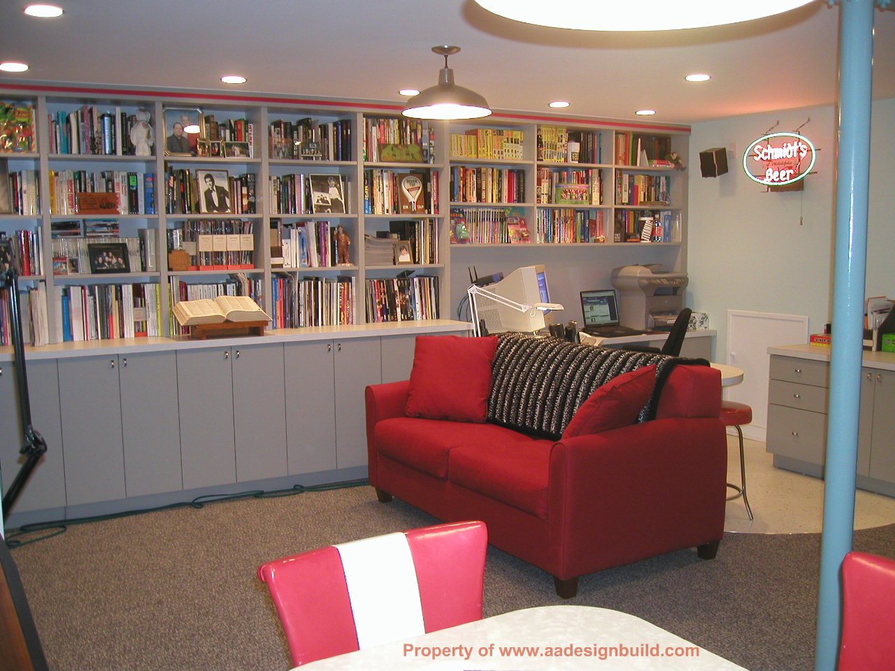 www.aadesignbuild.com, Film Critic's Home Office, Finished ...