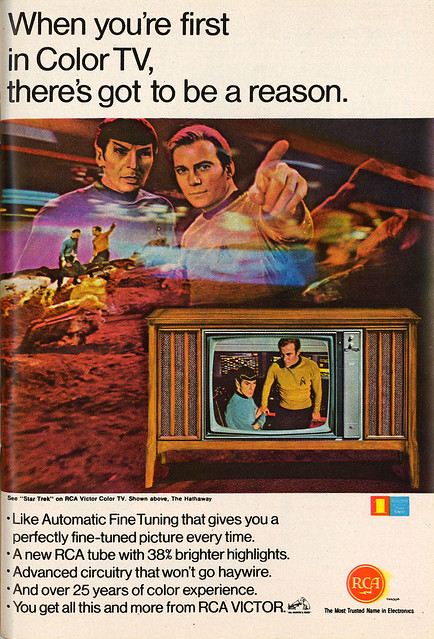 1967 RCA Star Trek Ad