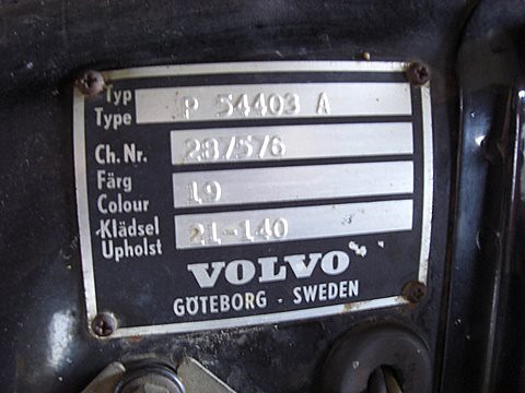 Volvo PV 544 1960 mobilede