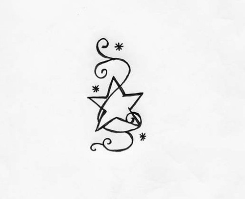 henna tattoo design star 1
