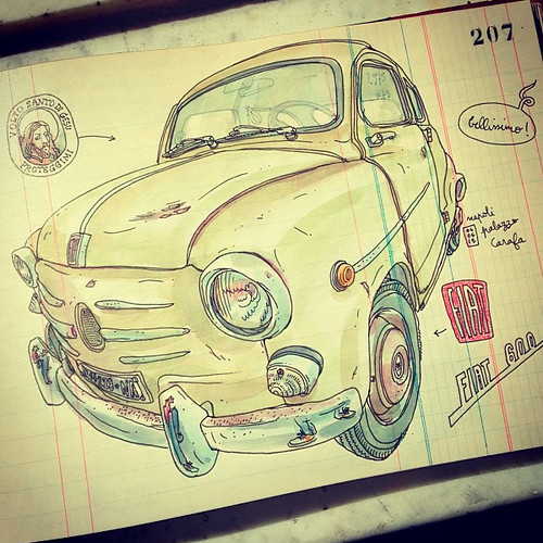 fiat 600 by lapin barcelona