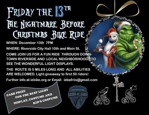 Nightmare Before Christmas Bike Ride by cyclotourist
