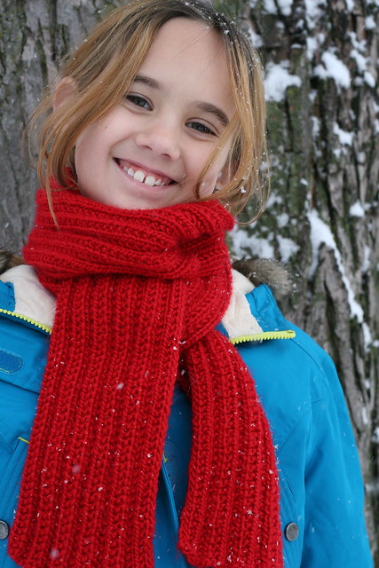 lily scarf model #2