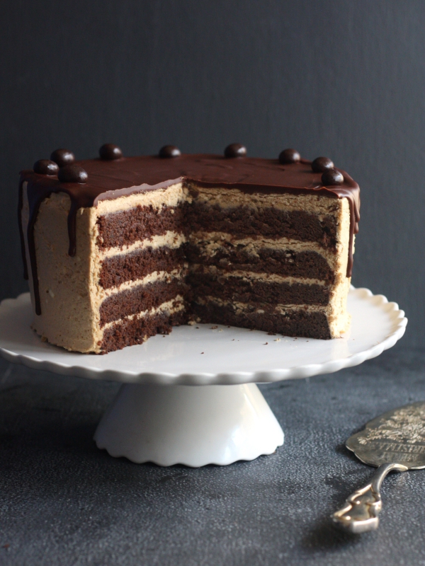 Chocolate Coffee Layer Cake