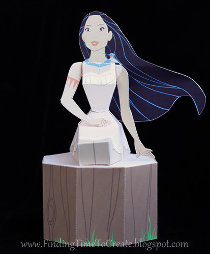 Pocahontas 3D Paper Doll