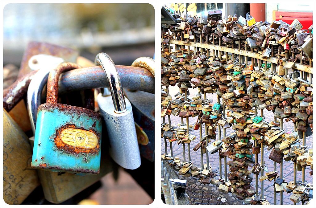 Love locks Montevideo