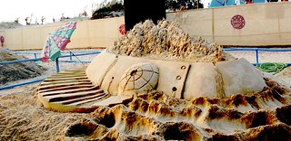 Sand artist Biswajit Jena