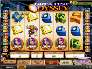 free Greatest Odyssey bonus round feature