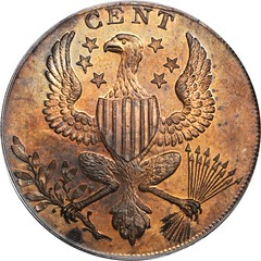 Lot 379 1792 Roman Head Cent reverse