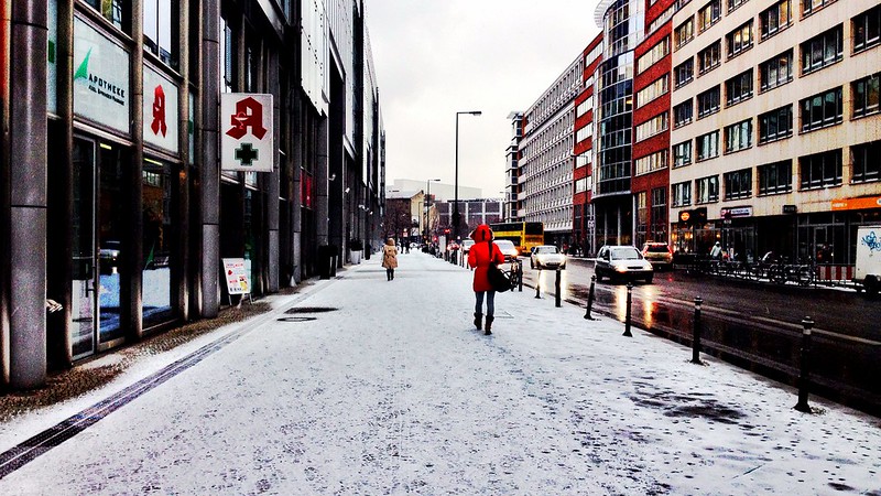 it started snowing in berlin