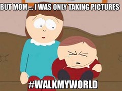 Walk My World meme 2