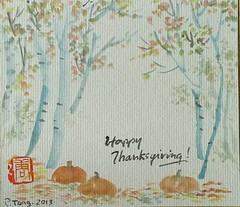 Thanksgiving Greetings by Paul&Siu