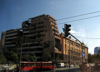 Natobomben Ruinen in Belgrad