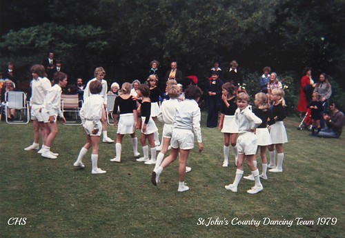St.John's School Country Dancing Team 1979 by www.stockerimages.blogspot.co.uk