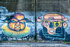 Roma. Trullo. Graffiti. Puppet by Hoek, TadhBoy