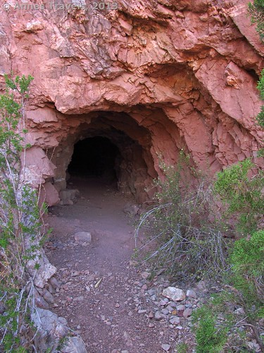 The entrance to the Last Chance Mine, East Horseshoe Mesa Trail, Grand Canyon National Park, Arizona