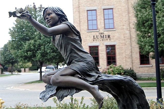 Mermaid statue, Holland Michigan