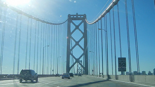 Bay Bridge - East Bay to SF, 22 December 2013 - 14