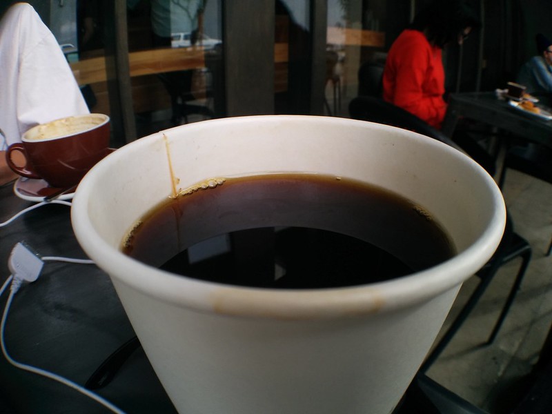 Wideangle Shot of Coffee