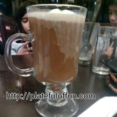 Tagisan coffee: coffee and coconut ice cream. Yum!!!