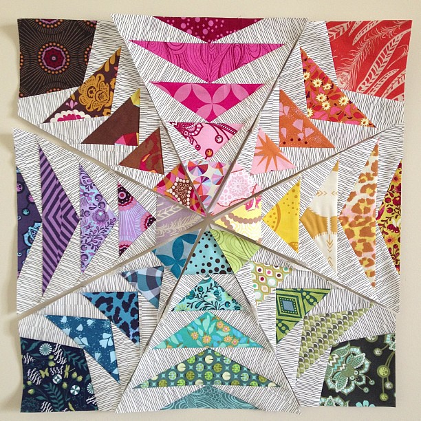 8 of 8 done! #nofilter 70s Geese pattern by @fromblankpages on @becraftsy