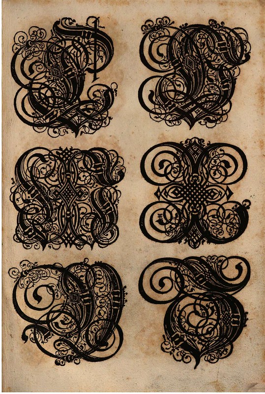 Paulus Franck - 'Schatzkammer Allerhand Versalien Lateinisch vnnd Teutsch', 1601 alphabet b