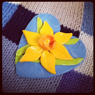 Quite pleased with my first daffodil craft. Love you, little boy. #BabyFreddie #babyloss