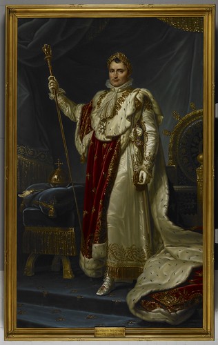 Napoleon portrait, 1813, by Jean Baptiste Borely (c) British Library Board