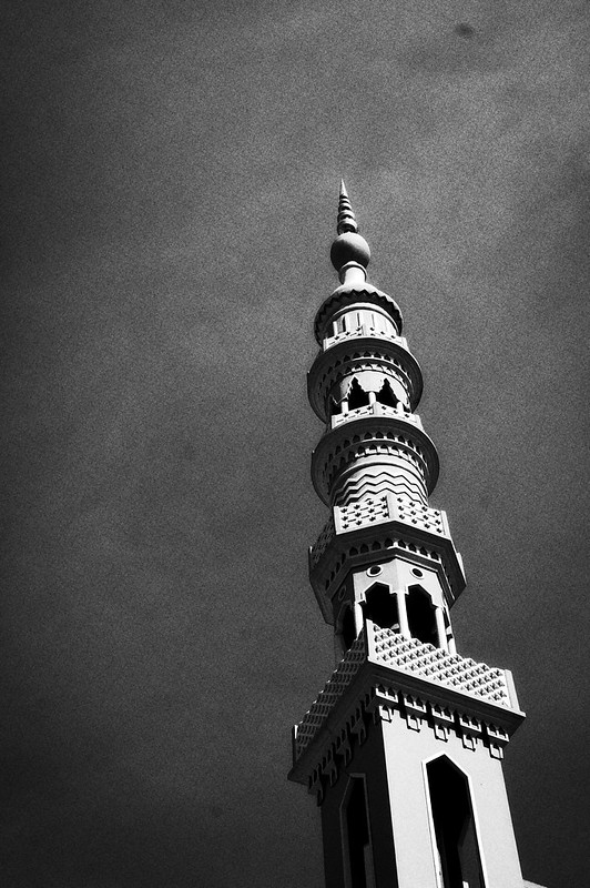 Minaret b/w