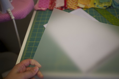 Template Plastic and your pattern sheet