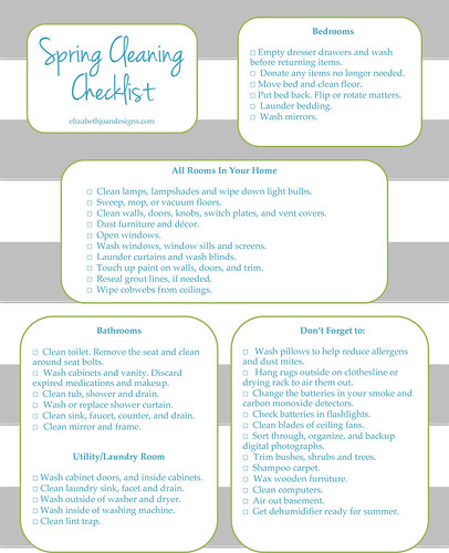 Spring Cleaning Printable 1