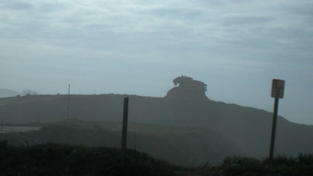 Shore Battery in the Mist