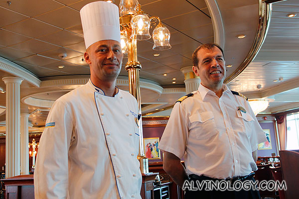 The executive chef and hotel director 