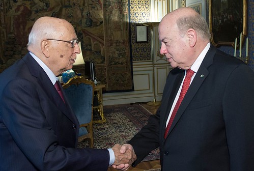 Secretario General de la OEA visitó al Presidente de Italia