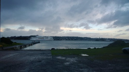Under a grey sky. Last ferry to Roscoff until next year. by despod