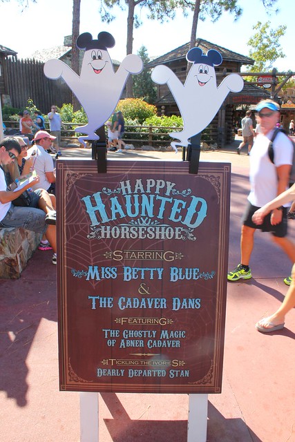 Happy Haunted Horseshoe at Walt Disney World