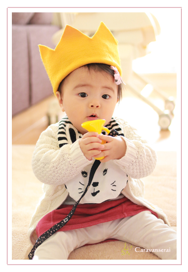 子供写真　赤ちゃん写真　ベビーフォト　1才のお誕生日記念　名古屋市守山区　出張撮影