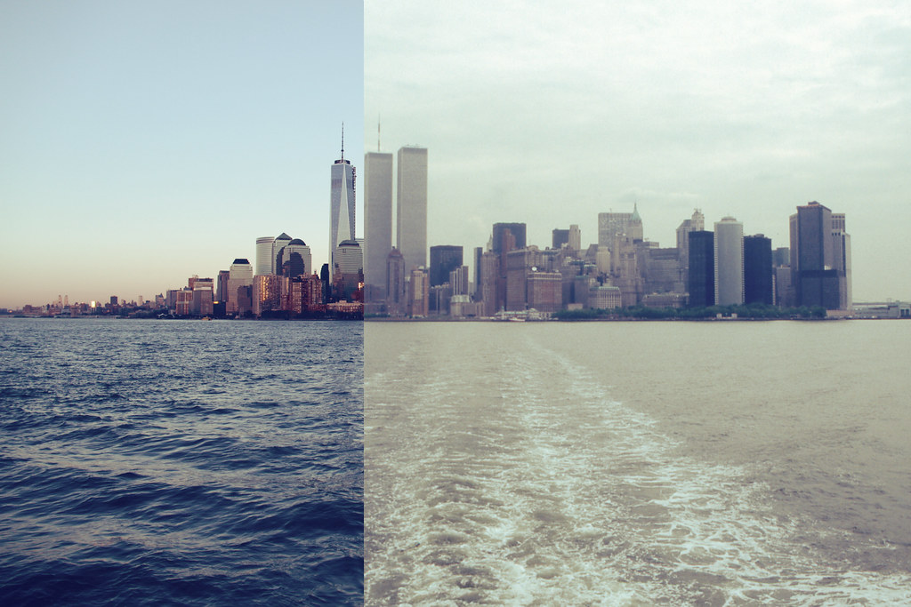 New York Now And Then - Skyline
