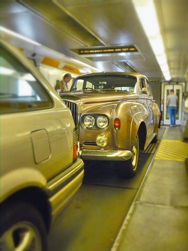 Bentley S3 on the tunnel train