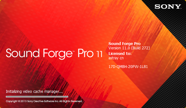 Sound Forge Pro 11.0