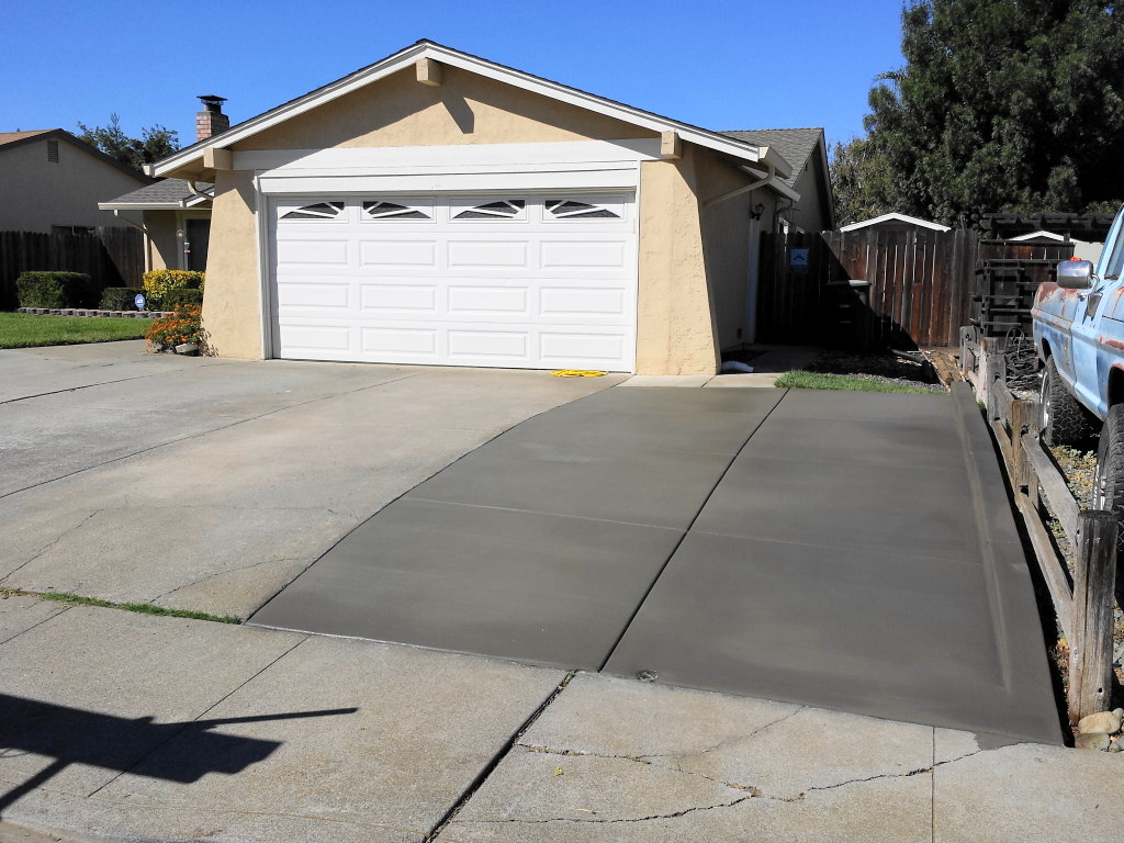 Driveway Extension With Curb In Vacaville