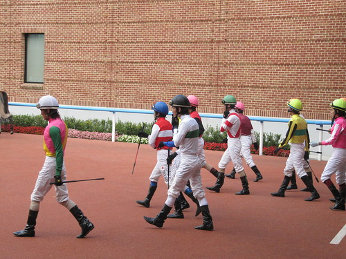 函館競馬場の騎手たち