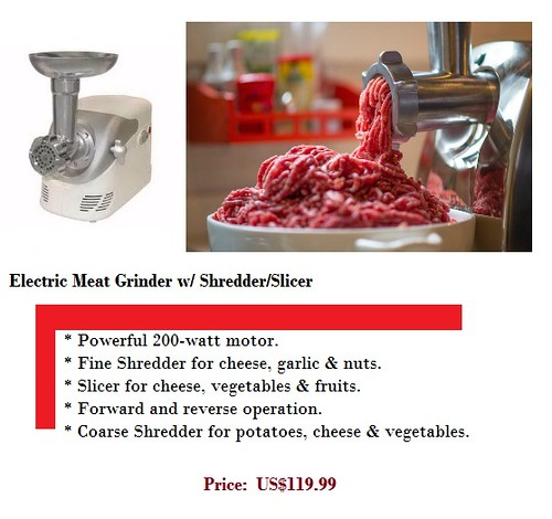 Meat Grinders - Electric Meat Grinder - Heinsohn’s Country Store