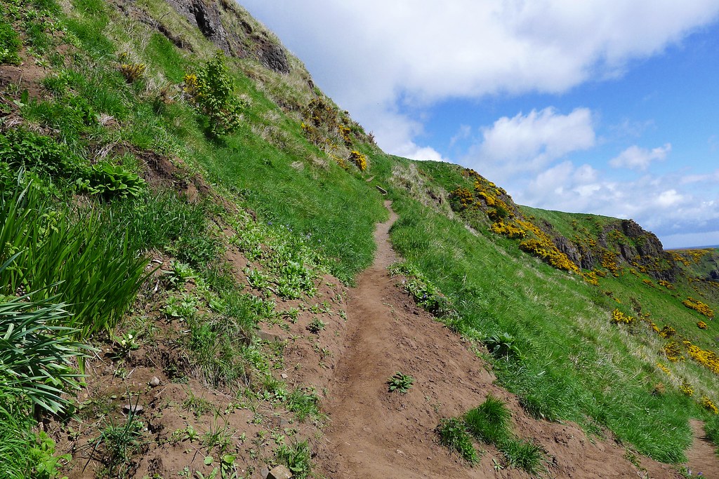 Cliff path at St Cyrus