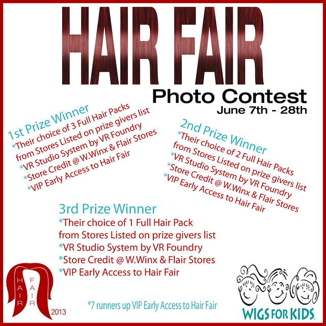 Hair Fair Photo Contest Prizes Poster