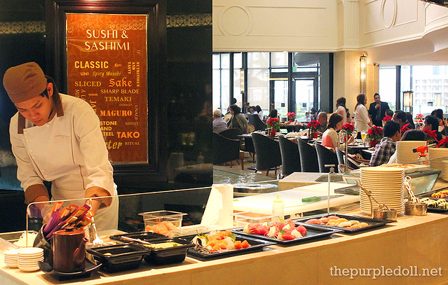 Sushi and Sashimi Section at Spiral Sofitel Manila