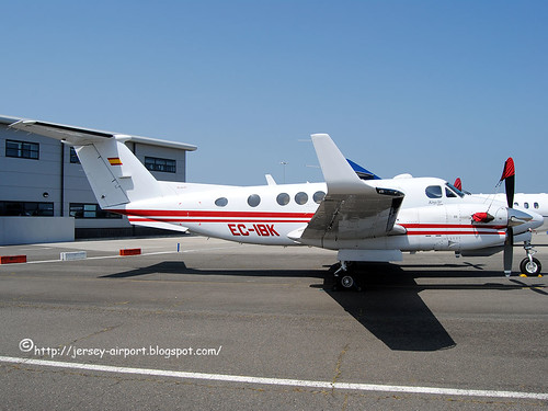 EC-IBK Beech 350 King Air by Jersey Airport Photography