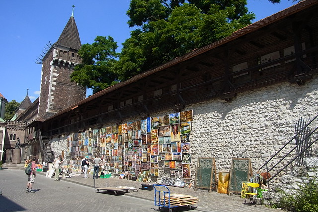 Bildergalerie an der Stadtmauer
