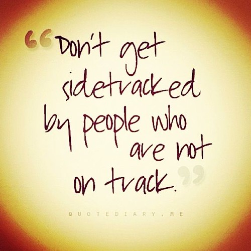 Don't get sidetracked