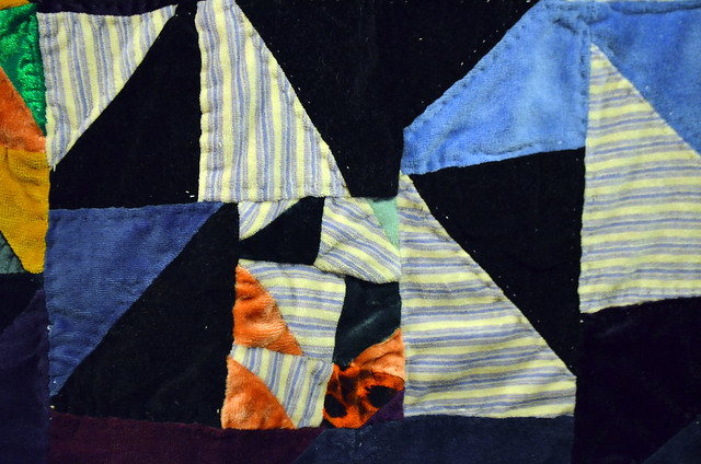 Rosie Lee Tomkins Quilt from Eli Leon's African-American collection - improviational patchwork